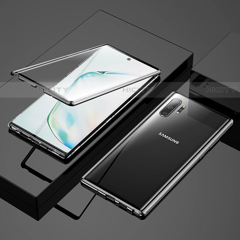 Funda Bumper Lujo Marco de Aluminio Espejo 360 Grados Carcasa M03 para Samsung Galaxy Note 10 Plus 5G