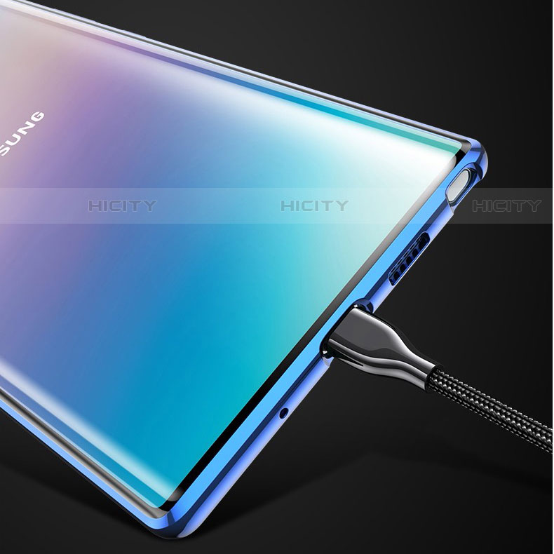 Funda Bumper Lujo Marco de Aluminio Espejo 360 Grados Carcasa M03 para Samsung Galaxy Note 10 Plus