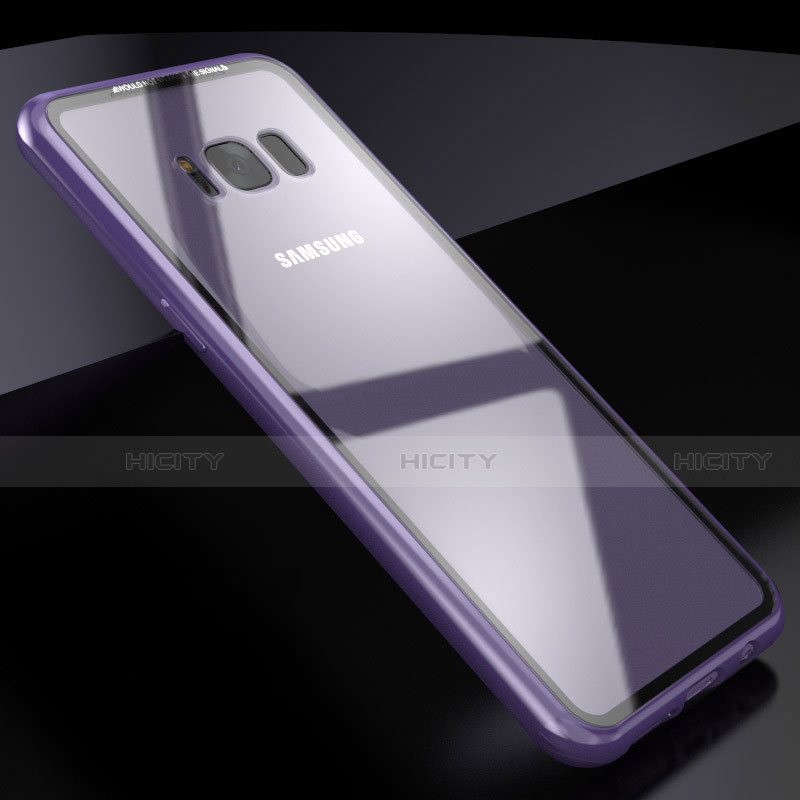 Funda Bumper Lujo Marco de Aluminio Espejo 360 Grados Carcasa M03 para Samsung Galaxy S8