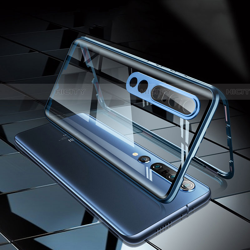 Funda Bumper Lujo Marco de Aluminio Espejo 360 Grados Carcasa M03 para Xiaomi Mi 10 Pro