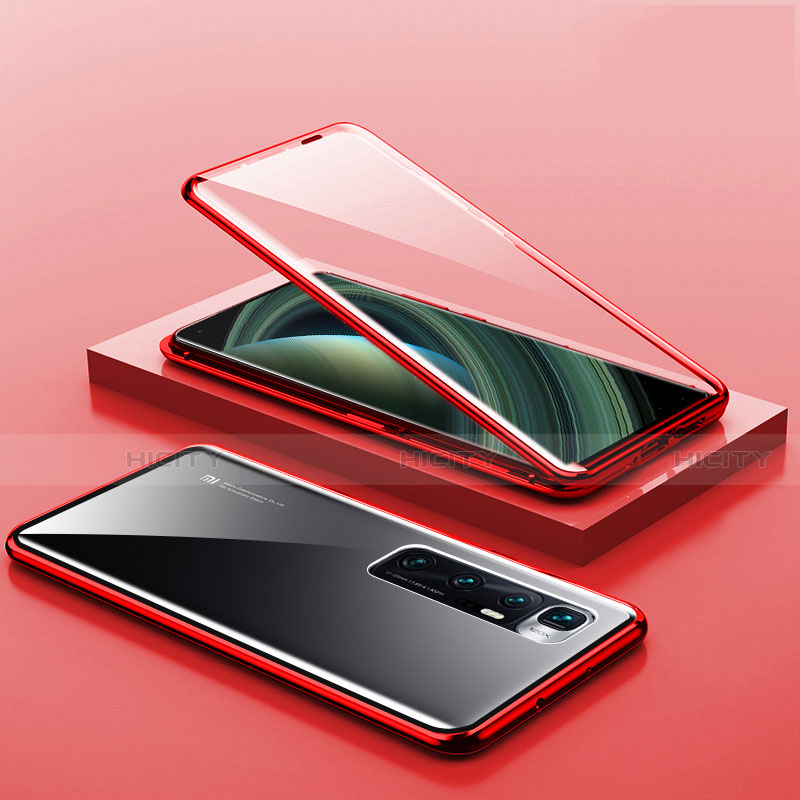 Funda Bumper Lujo Marco de Aluminio Espejo 360 Grados Carcasa M03 para Xiaomi Mi 10 Ultra