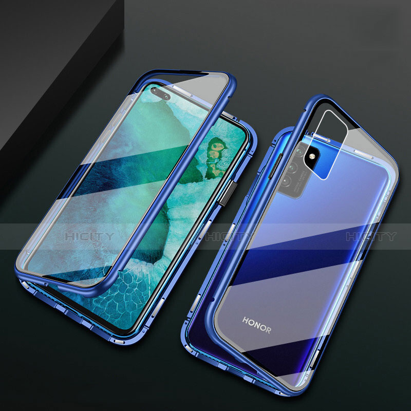 Funda Bumper Lujo Marco de Aluminio Espejo 360 Grados Carcasa M04 para Huawei Honor V30 Pro 5G