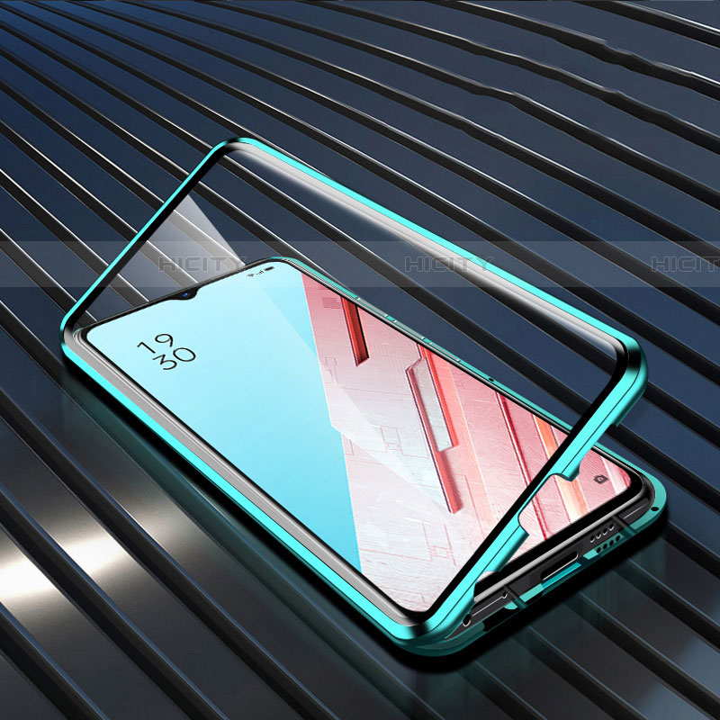 Funda Bumper Lujo Marco de Aluminio Espejo 360 Grados Carcasa M04 para Oppo Find X2 Lite