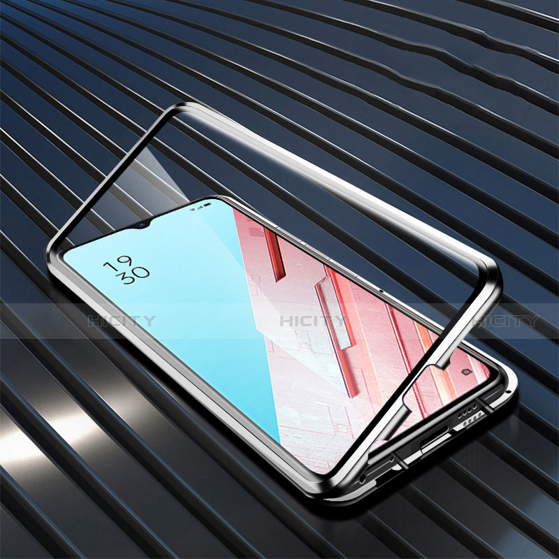 Funda Bumper Lujo Marco de Aluminio Espejo 360 Grados Carcasa M04 para Oppo K7 5G