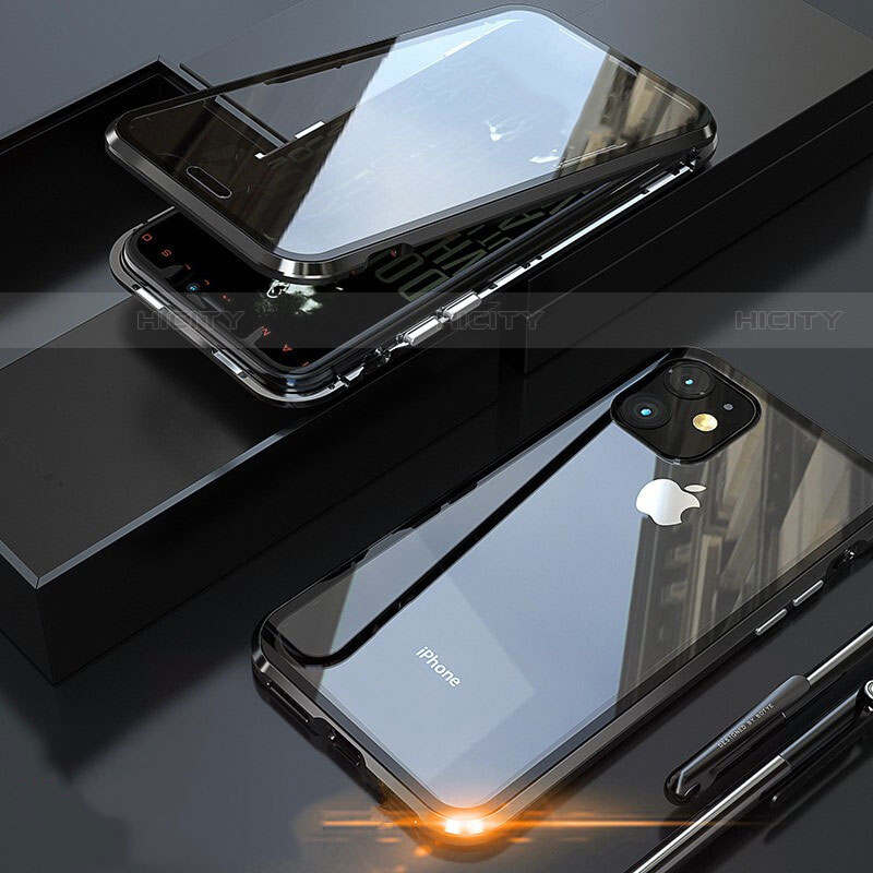Funda Bumper Lujo Marco de Aluminio Espejo 360 Grados Carcasa M05 para Apple iPhone 11 Pro Max