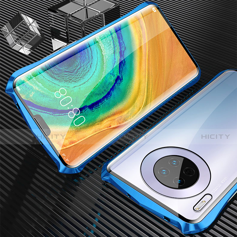 Funda Bumper Lujo Marco de Aluminio Espejo 360 Grados Carcasa M05 para Huawei Mate 30 Pro 5G