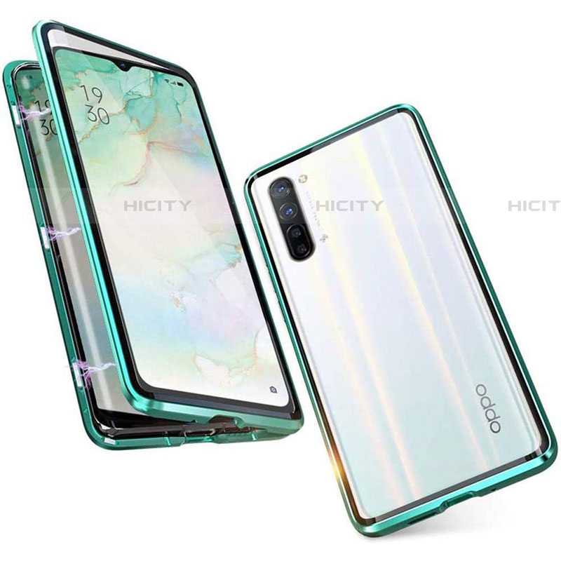 Funda Bumper Lujo Marco de Aluminio Espejo 360 Grados Carcasa M05 para Oppo Find X2 Lite