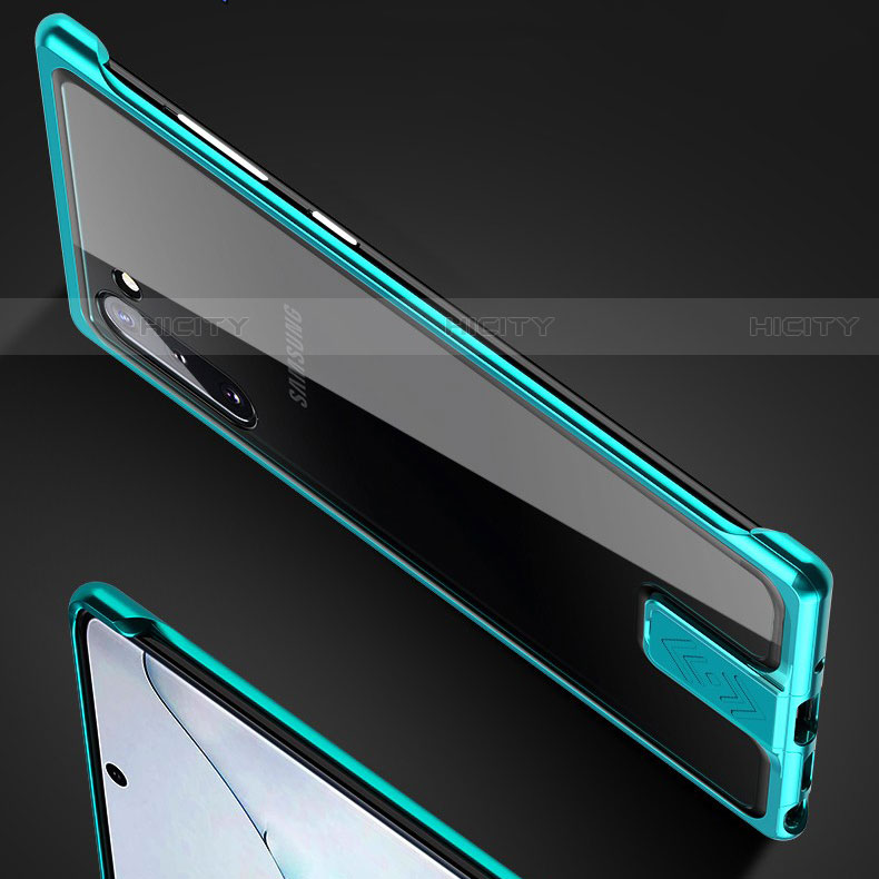 Funda Bumper Lujo Marco de Aluminio Espejo 360 Grados Carcasa M05 para Samsung Galaxy Note 10