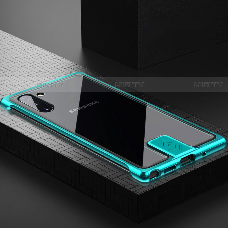 Funda Bumper Lujo Marco de Aluminio Espejo 360 Grados Carcasa M05 para Samsung Galaxy Note 10 5G