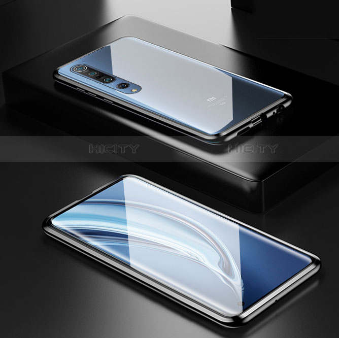 Funda Bumper Lujo Marco de Aluminio Espejo 360 Grados Carcasa M05 para Xiaomi Mi 10 Pro