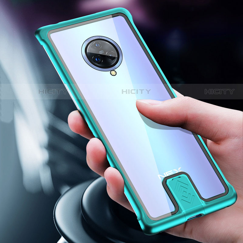 Funda Bumper Lujo Marco de Aluminio Espejo 360 Grados Carcasa M07 para Vivo Nex 3