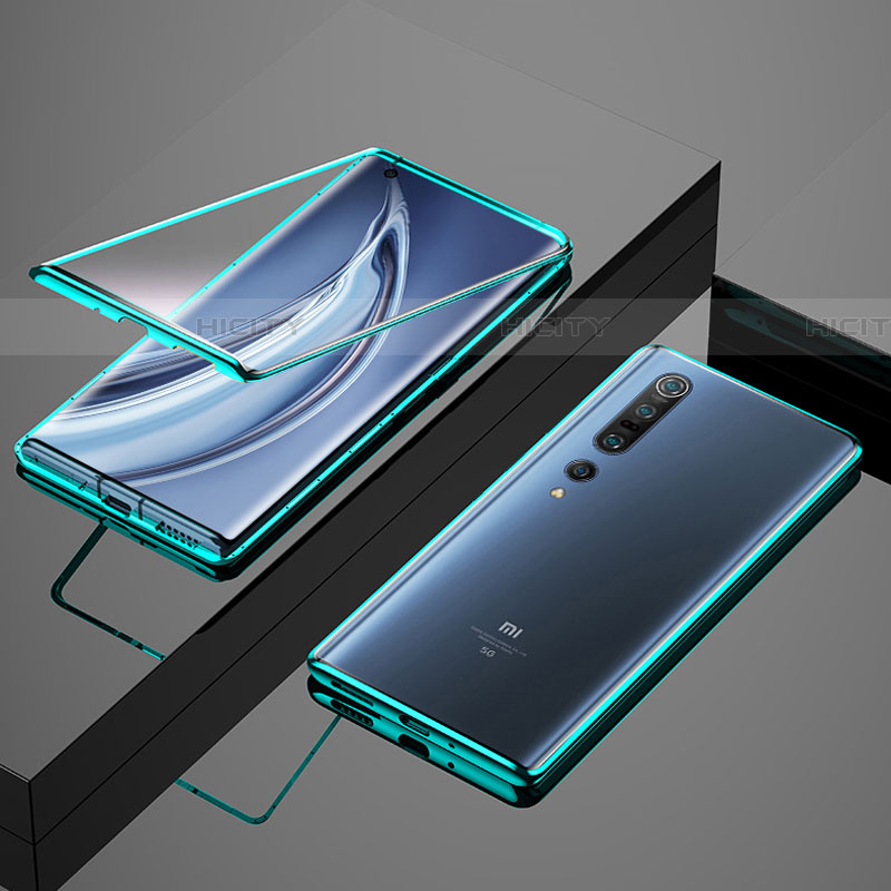 Funda Bumper Lujo Marco de Aluminio Espejo 360 Grados Carcasa M07 para Xiaomi Mi 10 Pro