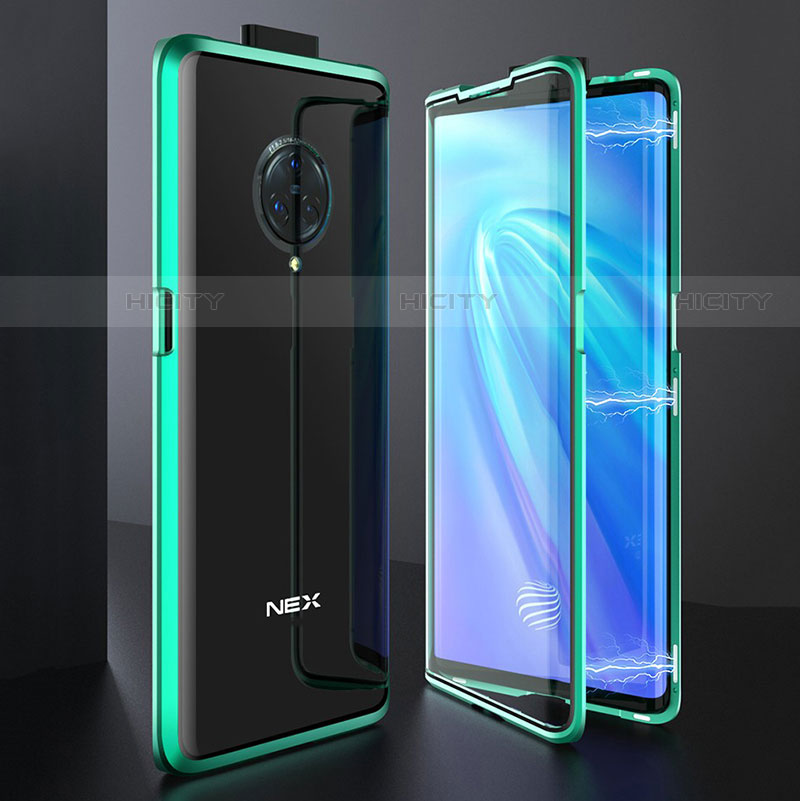 Funda Bumper Lujo Marco de Aluminio Espejo 360 Grados Carcasa M08 para Vivo Nex 3S