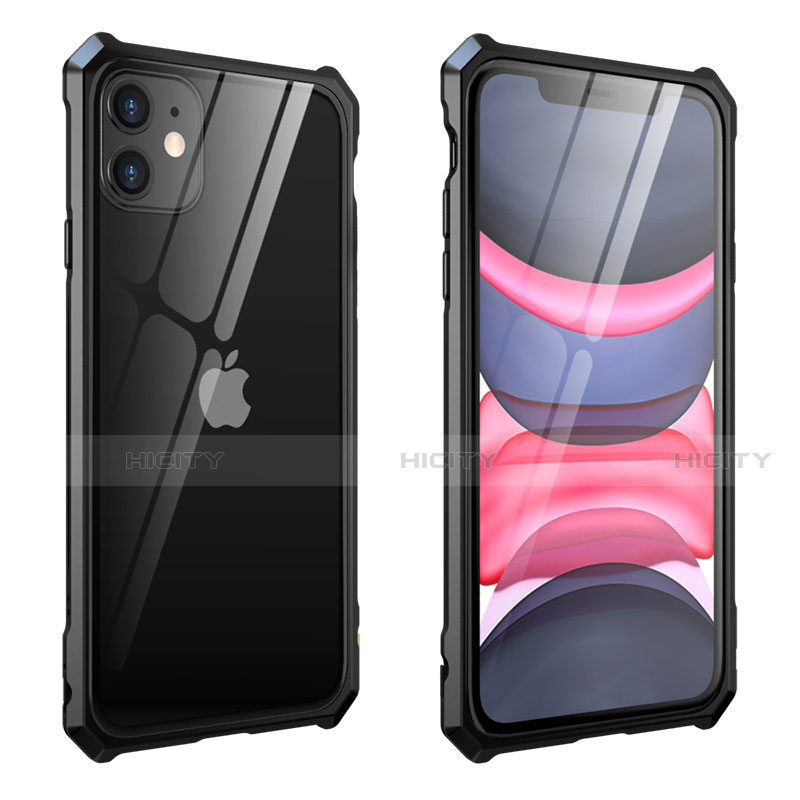 Funda Bumper Lujo Marco de Aluminio Espejo 360 Grados Carcasa M10 para Apple iPhone 11