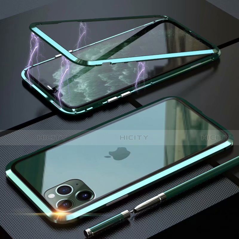 Funda Bumper Lujo Marco de Aluminio Espejo 360 Grados Carcasa M14 para Apple iPhone 11 Pro Max