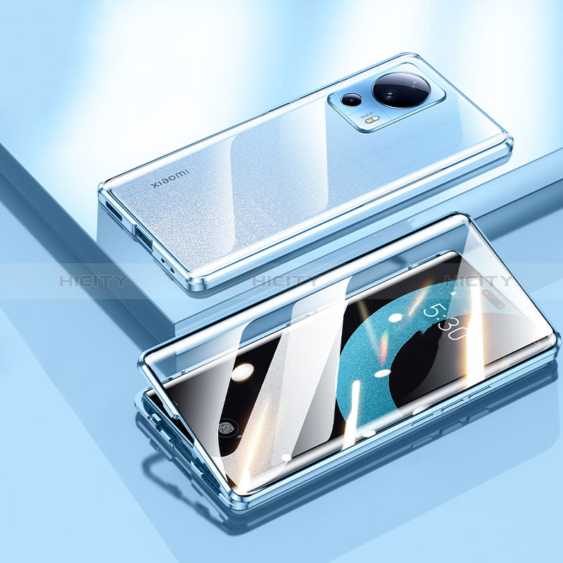 Funda Bumper Lujo Marco de Aluminio Espejo 360 Grados Carcasa P01 para Xiaomi Mi 12 Lite NE 5G