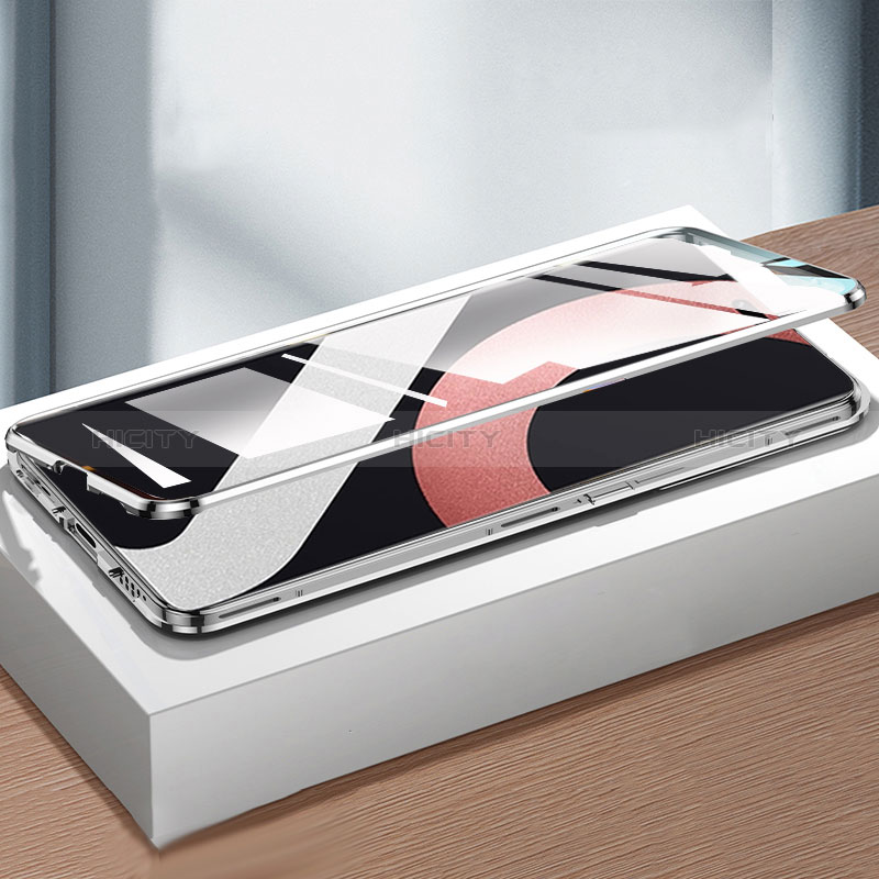 Funda Bumper Lujo Marco de Aluminio Espejo 360 Grados Carcasa P01 para Xiaomi Mi 12 Lite NE 5G