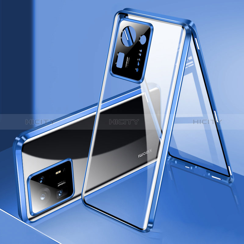 Funda Bumper Lujo Marco de Aluminio Espejo 360 Grados Carcasa P01 para Xiaomi Mi Mix 4 5G