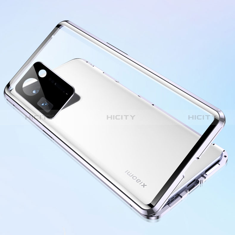 Funda Bumper Lujo Marco de Aluminio Espejo 360 Grados Carcasa P01 para Xiaomi Mi Mix 4 5G