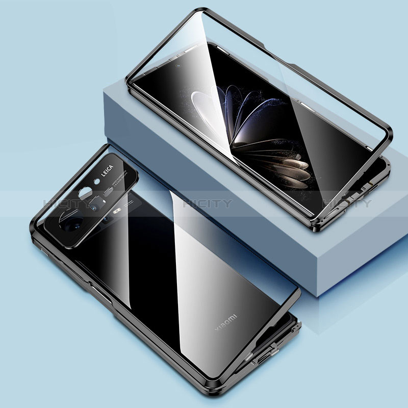 Funda Bumper Lujo Marco de Aluminio Espejo 360 Grados Carcasa P01 para Xiaomi Mix Fold 2 5G