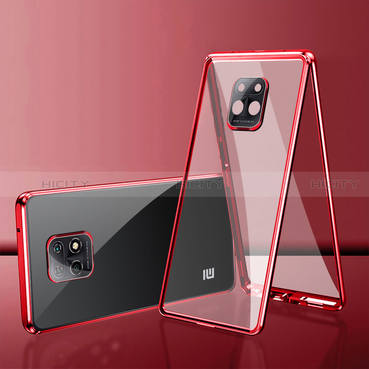 Funda Bumper Lujo Marco de Aluminio Espejo 360 Grados Carcasa P01 para Xiaomi Redmi 10X 5G