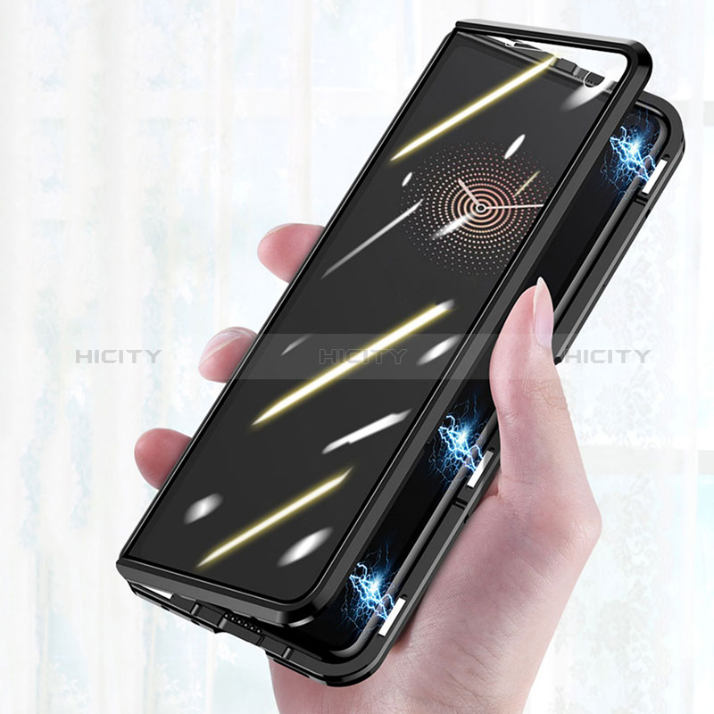 Funda Bumper Lujo Marco de Aluminio Espejo 360 Grados Carcasa P02 para Xiaomi Mix Fold 5G