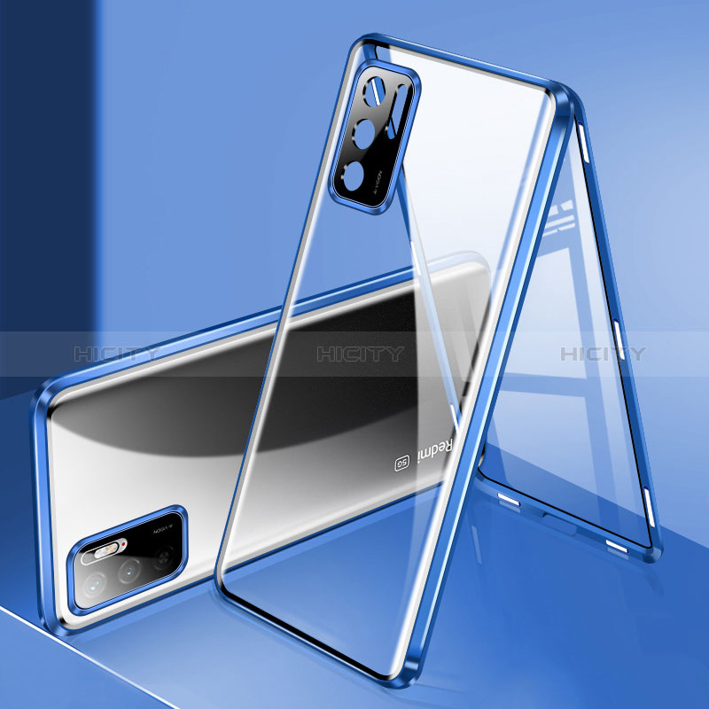 Funda Bumper Lujo Marco de Aluminio Espejo 360 Grados Carcasa P02 para Xiaomi Redmi Note 11 SE 5G