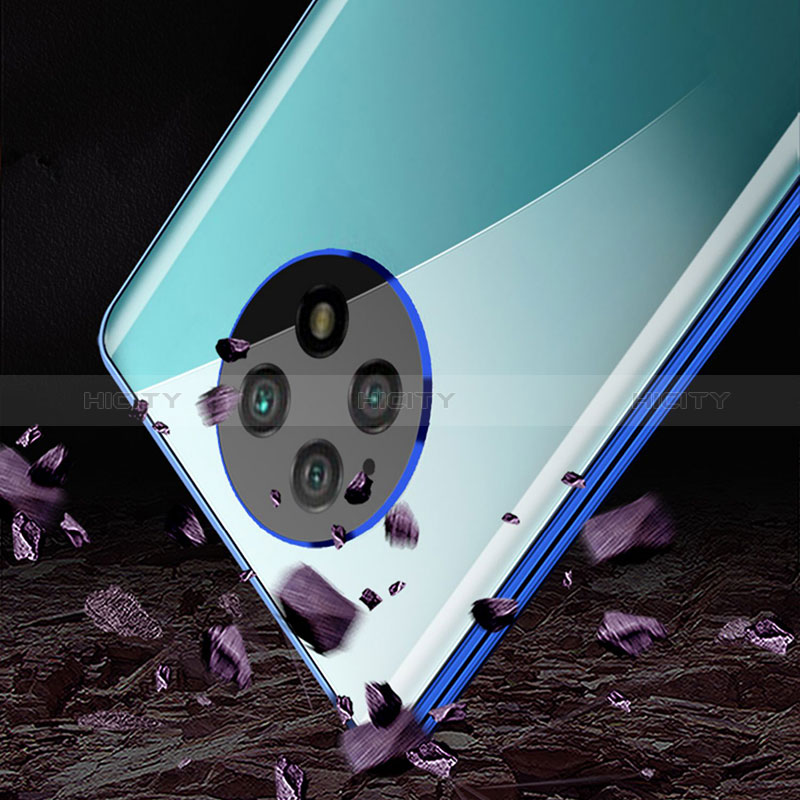 Funda Bumper Lujo Marco de Aluminio Espejo 360 Grados Carcasa P02 para Xiaomi Redmi Note 9T 5G