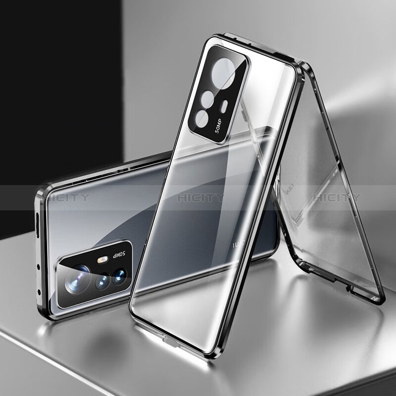 Funda Bumper Lujo Marco de Aluminio Espejo 360 Grados Carcasa P03 para Xiaomi Mi 12T 5G