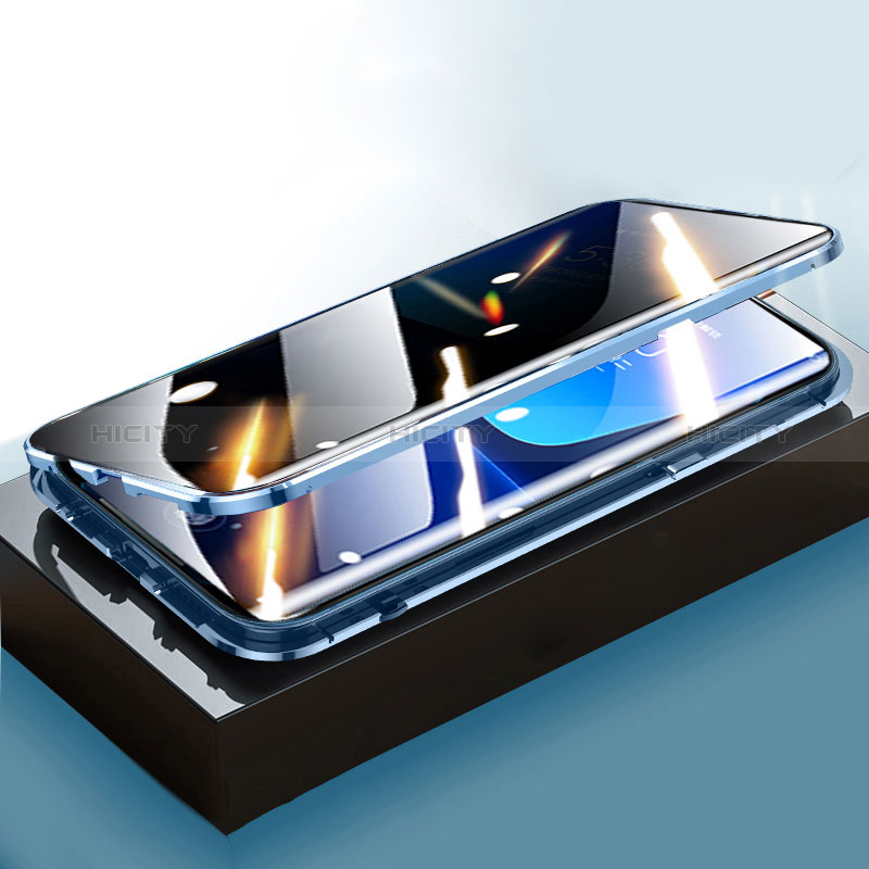 Funda Bumper Lujo Marco de Aluminio Espejo 360 Grados Carcasa P03 para Xiaomi Mi 13 5G