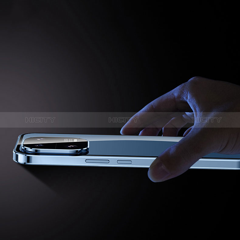 Funda Bumper Lujo Marco de Aluminio Espejo 360 Grados Carcasa P03 para Xiaomi Mi 13 Pro 5G