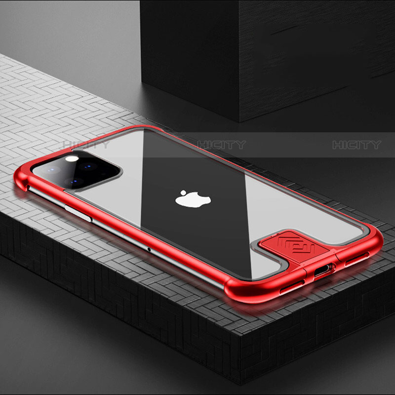 Funda Bumper Lujo Marco de Aluminio Espejo 360 Grados Carcasa para Apple iPhone 11 Pro Max