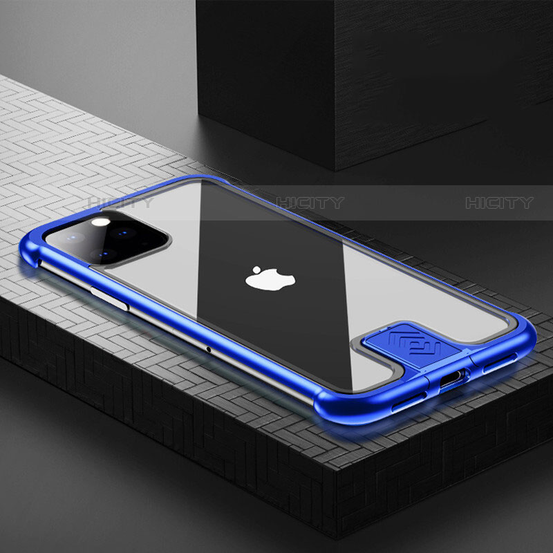 Funda Bumper Lujo Marco de Aluminio Espejo 360 Grados Carcasa para Apple iPhone 11 Pro Max