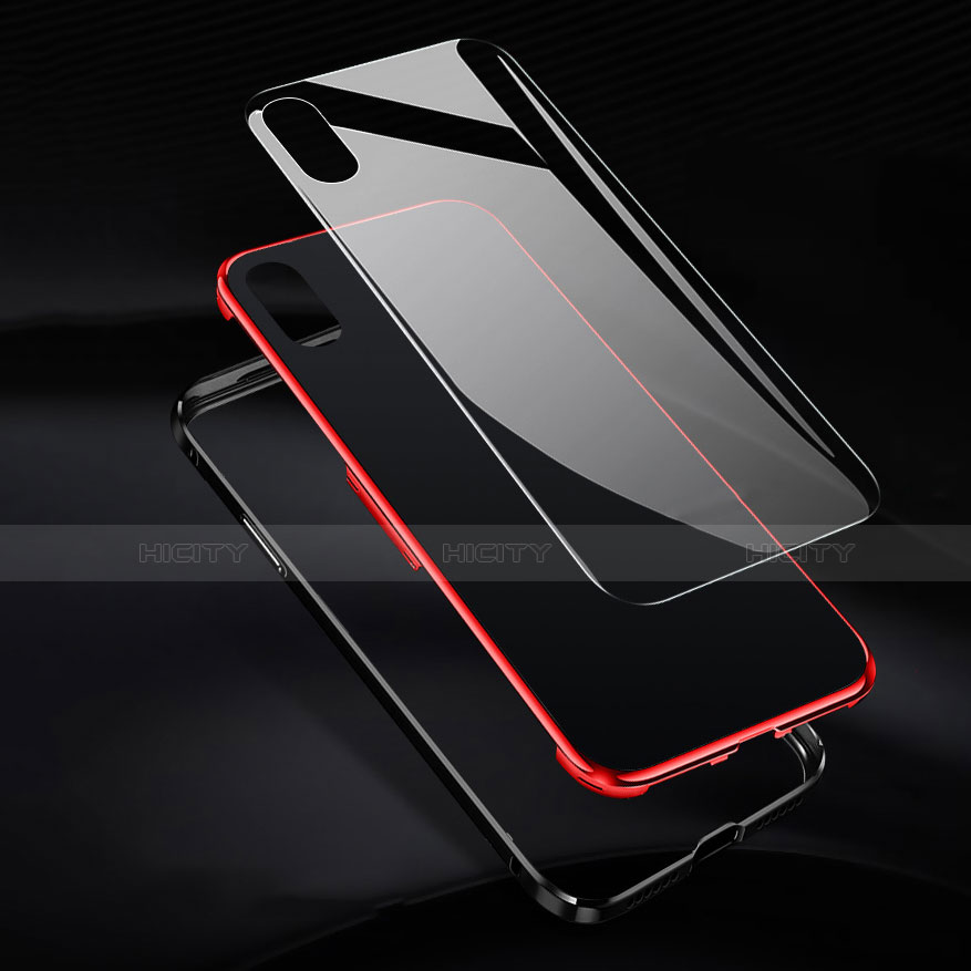 Funda Bumper Lujo Marco de Aluminio Espejo 360 Grados Carcasa para Apple iPhone Xs