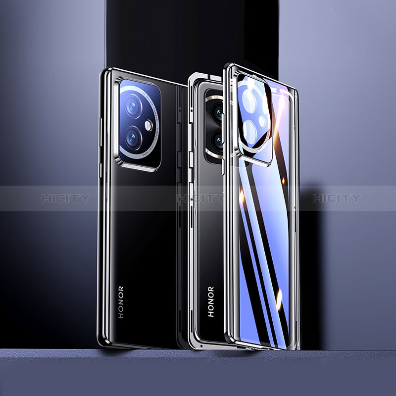 Funda Bumper Lujo Marco de Aluminio Espejo 360 Grados Carcasa para Huawei Honor 100 5G