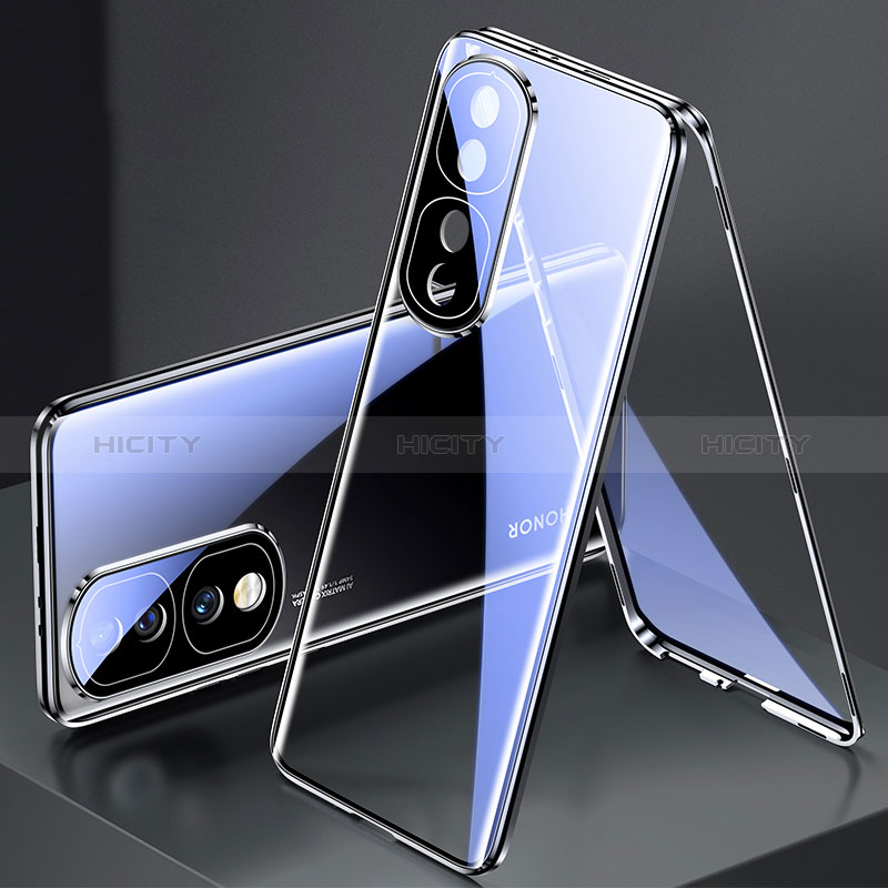 Funda Bumper Lujo Marco de Aluminio Espejo 360 Grados Carcasa para Huawei Honor 70 Pro 5G