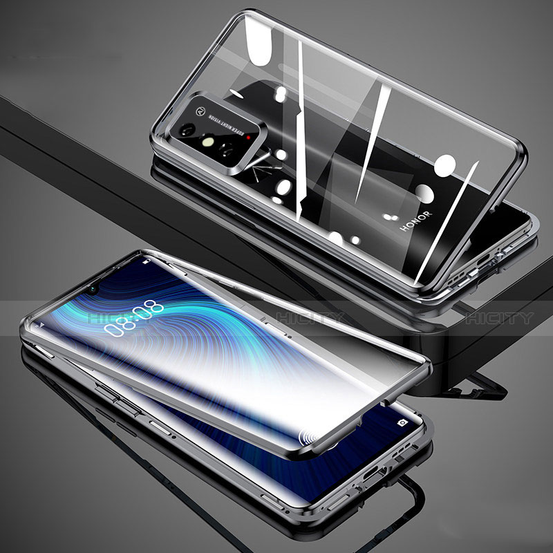 Funda Bumper Lujo Marco de Aluminio Espejo 360 Grados Carcasa para Huawei Honor X10 Max 5G