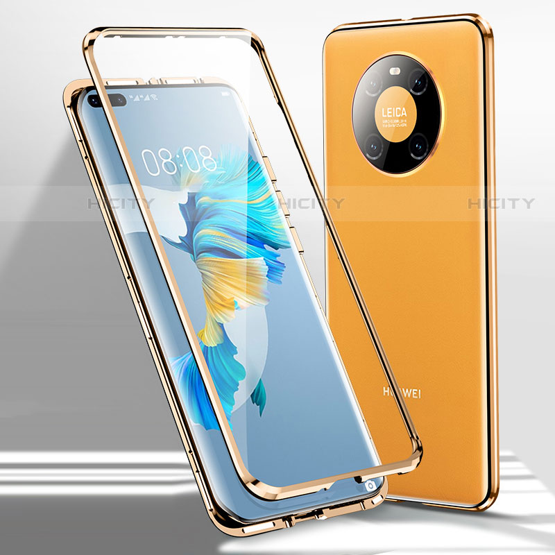 Funda Bumper Lujo Marco de Aluminio Espejo 360 Grados Carcasa para Huawei Mate 40 Pro