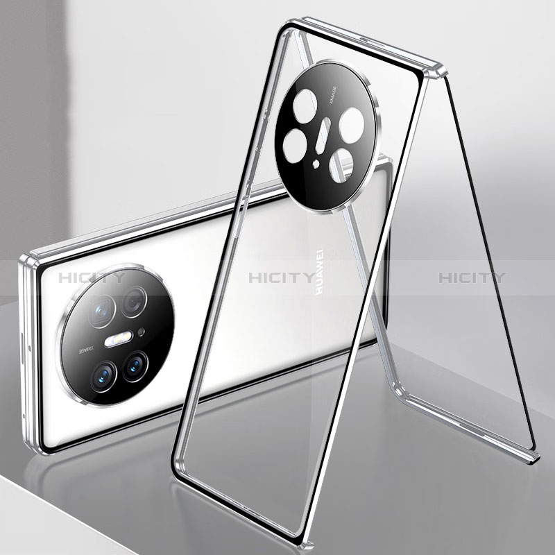 Funda Bumper Lujo Marco de Aluminio Espejo 360 Grados Carcasa para Huawei Mate X3