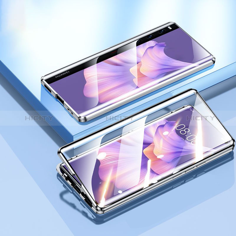 Funda Bumper Lujo Marco de Aluminio Espejo 360 Grados Carcasa para Huawei Mate Xs 2