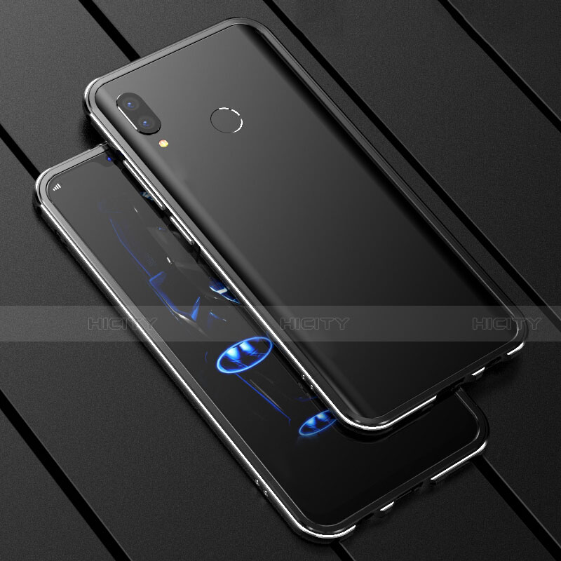 Funda Bumper Lujo Marco de Aluminio Espejo 360 Grados Carcasa para Huawei Nova 3i Negro