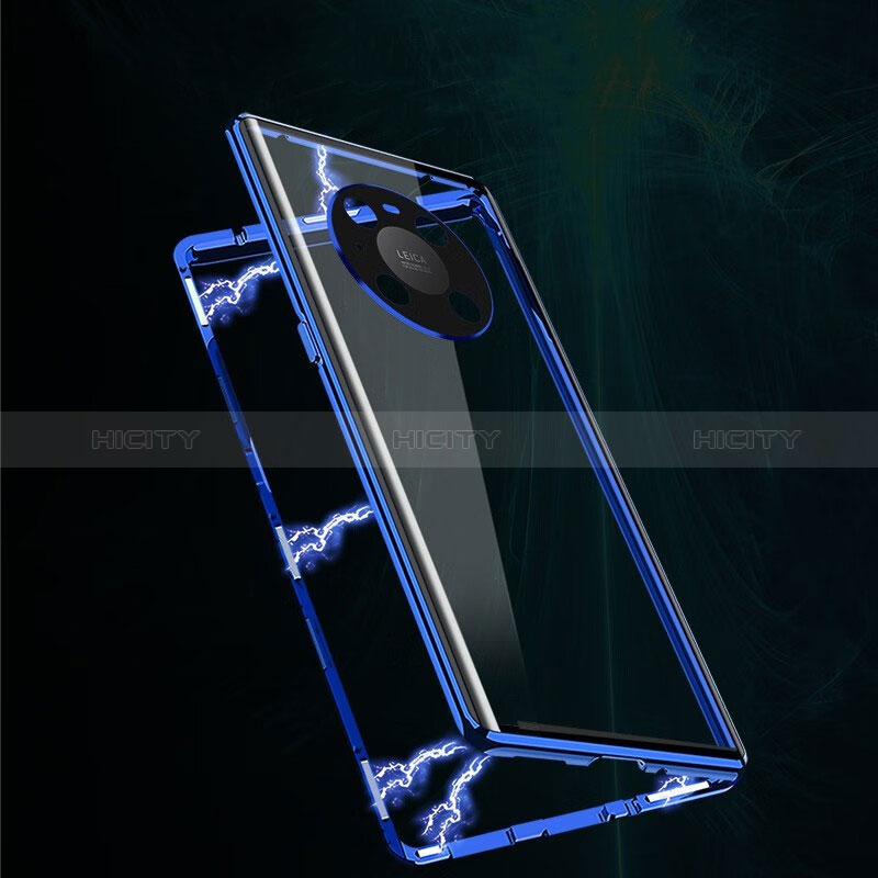 Funda Bumper Lujo Marco de Aluminio Espejo 360 Grados Carcasa para Huawei Nova Y90