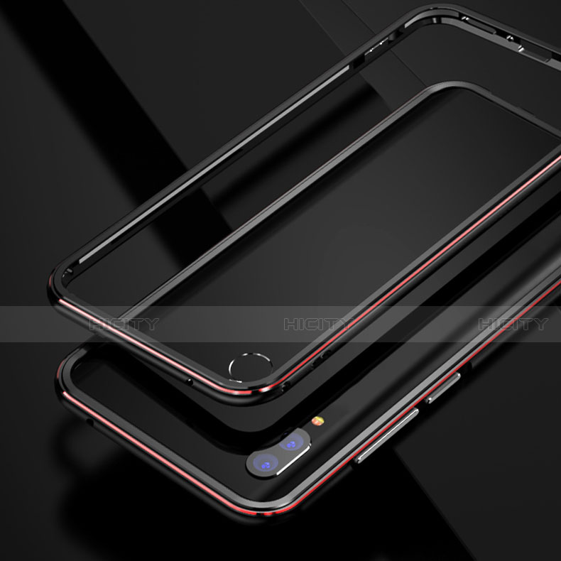 Funda Bumper Lujo Marco de Aluminio Espejo 360 Grados Carcasa para Huawei P Smart+ Plus