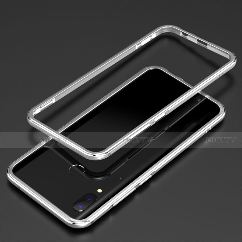 Funda Bumper Lujo Marco de Aluminio Espejo 360 Grados Carcasa para Huawei P Smart+ Plus