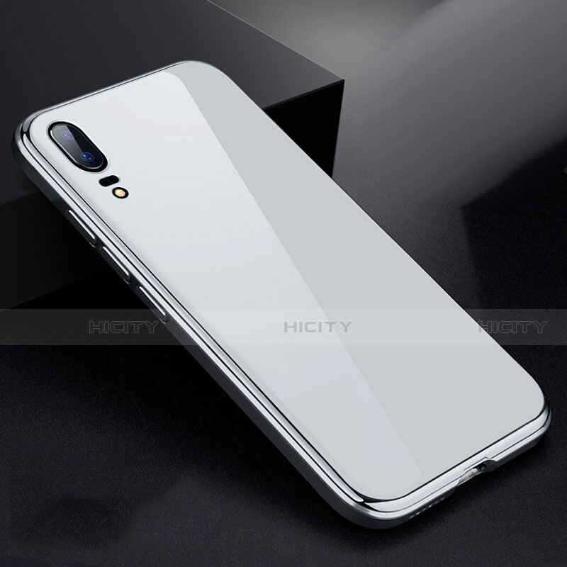 Funda Bumper Lujo Marco de Aluminio Espejo 360 Grados Carcasa para Huawei P20