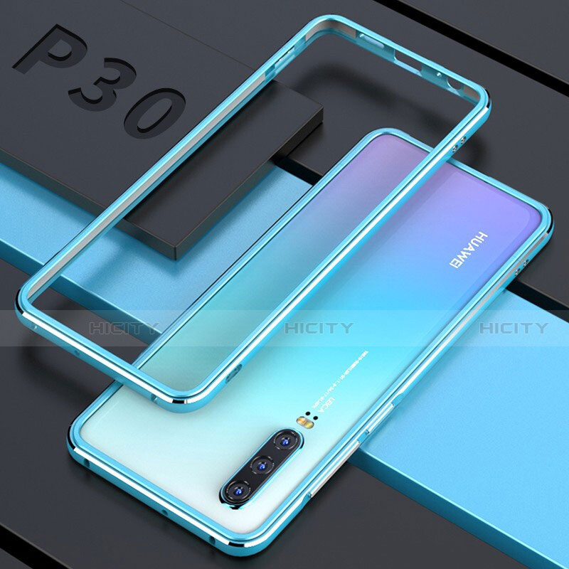 Funda Bumper Lujo Marco de Aluminio Espejo 360 Grados Carcasa para Huawei P30