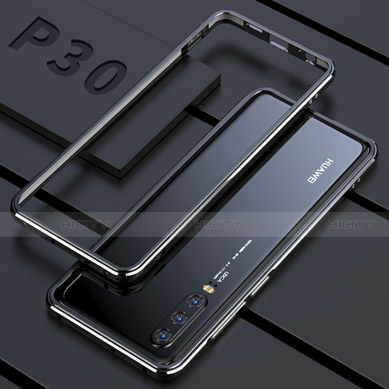 Funda Bumper Lujo Marco de Aluminio Espejo 360 Grados Carcasa para Huawei P30