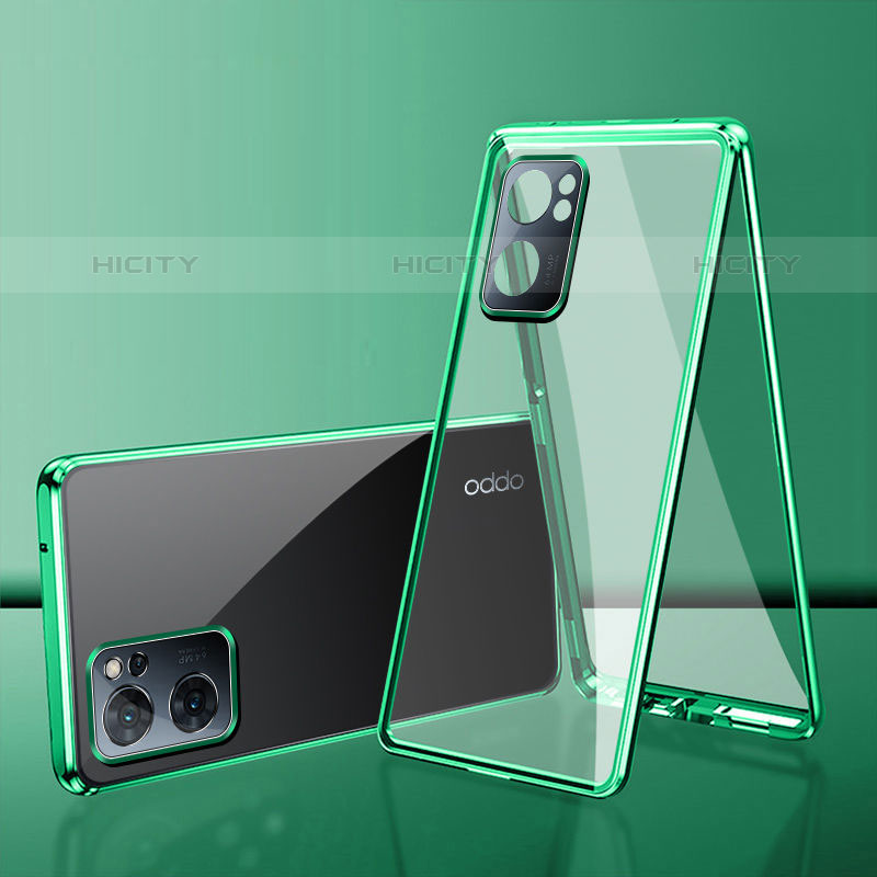 Funda Bumper Lujo Marco de Aluminio Espejo 360 Grados Carcasa para OnePlus Nord N300 5G