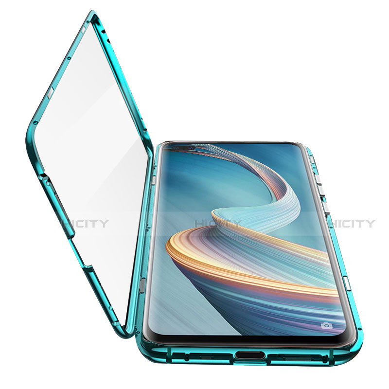 Funda Bumper Lujo Marco de Aluminio Espejo 360 Grados Carcasa para Oppo A92s 5G