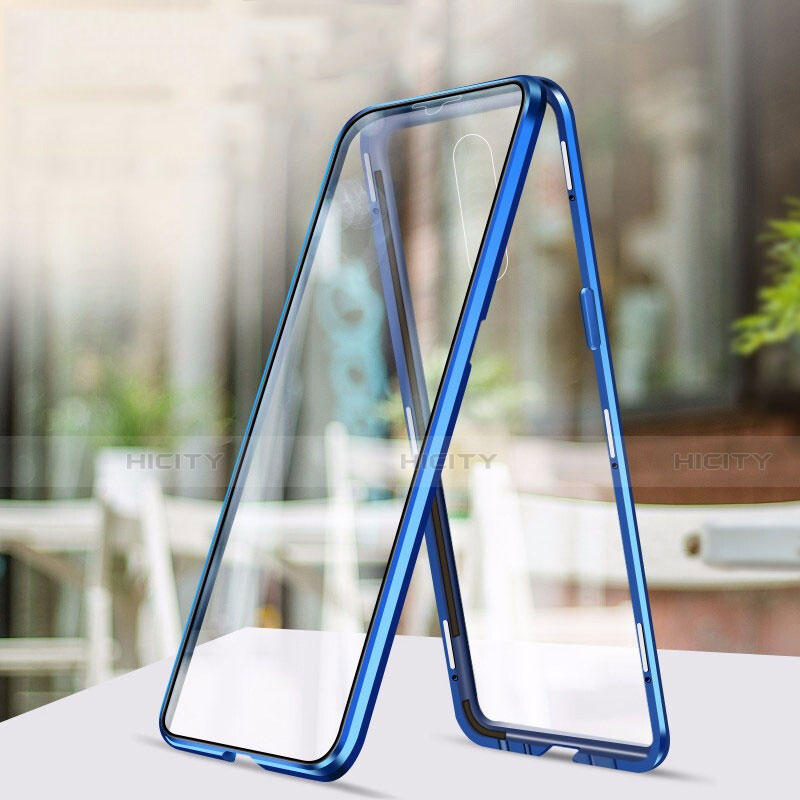 Funda Bumper Lujo Marco de Aluminio Espejo 360 Grados Carcasa para Oppo A9X